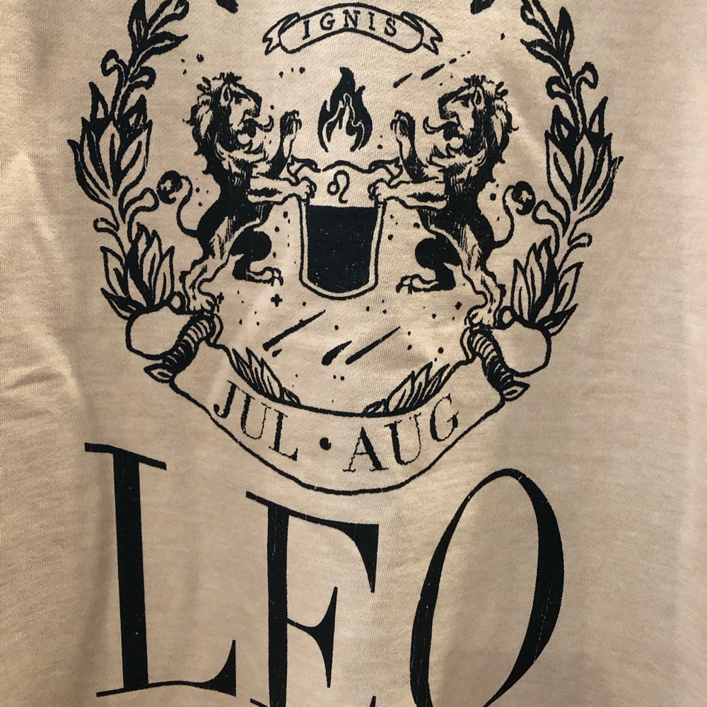*Anthropologie Free People Horoscope Crew Leo - Picture 6 of 12